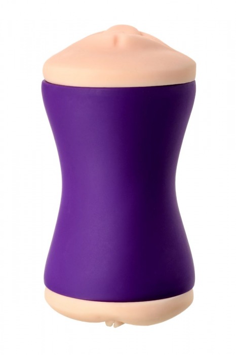 Двухсторонний мастурбатор JOS YARA в фиолетовой колбе - JOS - в Великом Новгороде купить с доставкой