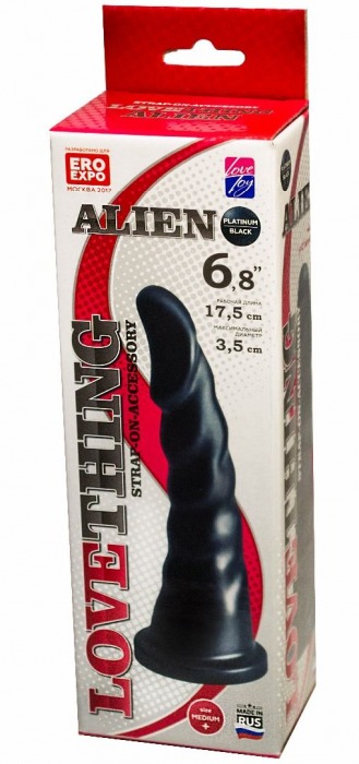 Насадка для трусиков харнесс Alien - 17,5 см. - LOVETOY (А-Полимер) - купить с доставкой в Великом Новгороде