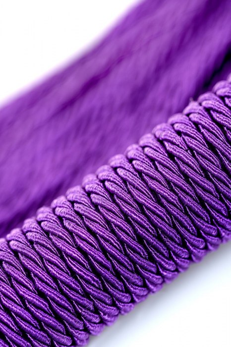 Сиреневый флоггер из веревки Theatre - 48,5 см. - ToyFa - купить с доставкой в Великом Новгороде