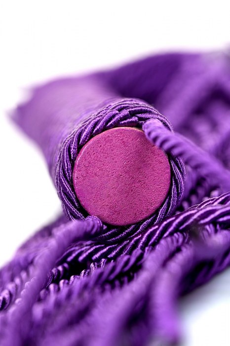 Сиреневый флоггер из веревки Theatre - 48,5 см. - ToyFa - купить с доставкой в Великом Новгороде