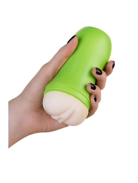 Мастурбатор-вагина A-Toys в зеленой колбе - A-toys - в Великом Новгороде купить с доставкой