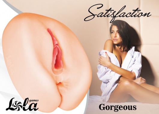 Мастурбатор с 2 тоннелями Satisfaction Gorgeous - Lola Games - в Великом Новгороде купить с доставкой