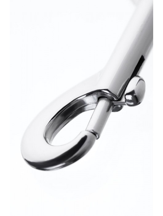 Серебристый двухсторонний карабин TOYFA Metal - ToyFa - купить с доставкой в Великом Новгороде