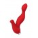 Красный силиконовый вибростимулятор простаты Proman - 12,5 см. - ToyFa - в Великом Новгороде купить с доставкой