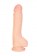 Телесный реалистичный вибратор-ротатор Ulric - 24 см. - ToyFa
