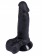 Черный вибратор-реалистик на присоске №2 - 16,3 см. - Джага-Джага купить в Великом Новгороде с доставкой в Orgasmix.ru Черный вибратор-реалистик на присоске №2 - 16,3 см. - Джага-Джага