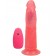 Розовый вибромассажёр на присоске с проводным пультом - 16,5 см. - LOVETOY (А-Полимер) купить в Великом Новгороде с доставкой в Orgasmix.ru Розовый вибромассажёр на присоске с проводным пультом - 16,5 см. - LOVETOY (А-Полимер)