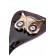 Чёрный стек с совой на кожаном наконечнике - 24 см. - ToyFa - купить с доставкой в Великом Новгороде