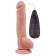 Телесный вибратор с мошонкой на присоске Extra Fun Vibrating Dildo - 23,5 см. - Chisa купить в Великом Новгороде с доставкой в Orgasmix.ru Телесный вибратор с мошонкой на присоске Extra Fun Vibrating Dildo - 23,5 см. - Chisa