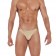 Золотистые мужские трусы-тонги с пряжками Flashing Thong - Clever Masculine Underwear купить с доставкой