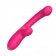 Розовый изогнутый вибромассажер - 20,3 см. - I-MOON купить в Великом Новгороде с доставкой в Orgasmix.ru Розовый изогнутый вибромассажер - 20,3 см. - I-MOON