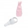Розовый виброзайчик 4PLAY FINGER RING VIBE RABBIT PINK - NMC купить в Великом Новгороде с доставкой в Orgasmix.ru Розовый виброзайчик 4PLAY FINGER RING VIBE RABBIT PINK - NMC
