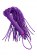 Сиреневый флоггер из веревки Theatre - 48,5 см. - ToyFa - купить с доставкой в Великом Новгороде